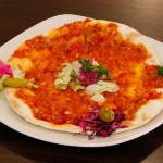 Manakeesh Mohammara (v) (Spicy Manakees)