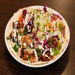 Shish Taouk (chicken cubes)